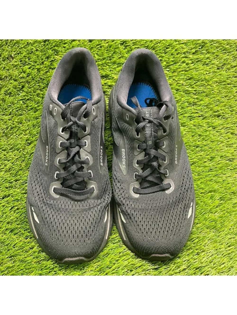 Brooks Ghost 15 Womens Size 10 Black Athletic Running Walking Shoes Sneakers
